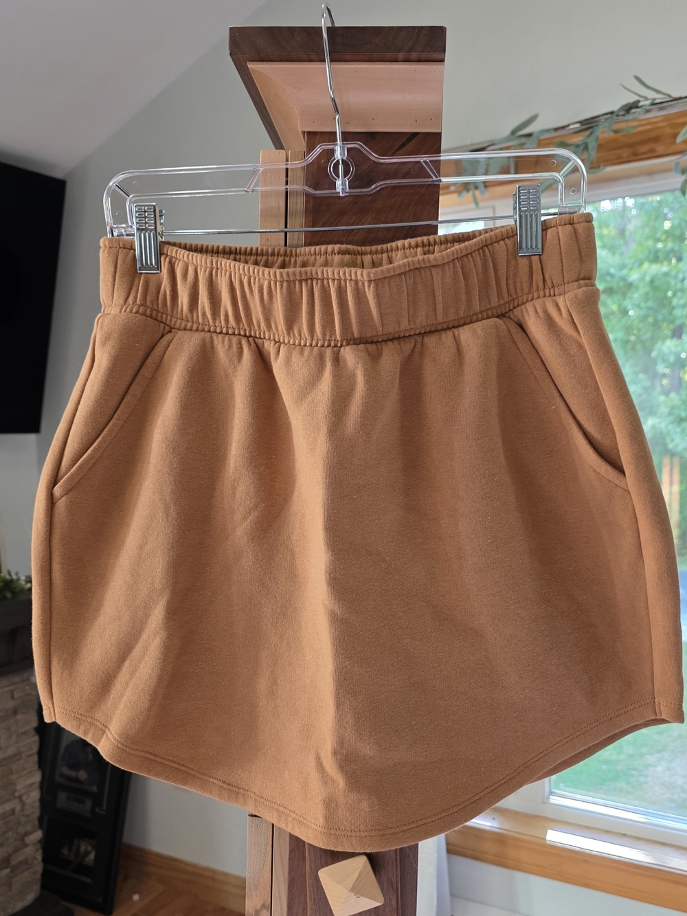 wild fable Rust Brown Elastic Waist Shorts